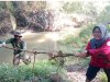 Kegiatan gotong royong bersih sungai Kalikuning  Desa Ngemplak. Kecamatan Kalikotes