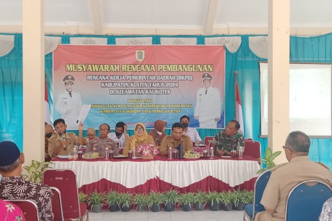 Musrenbangcam Kecamatan Kalikotes Tahun 2023
