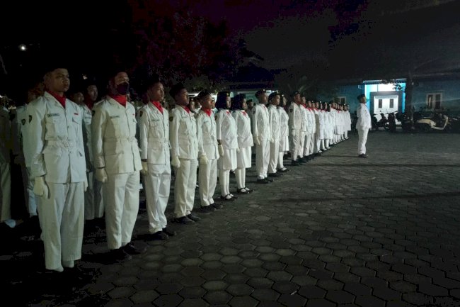 Pengukuhan Paskibra Kecamatan Kalikotes Tahun 2023