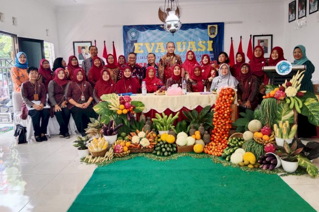 Evaluasi 10 Program Pokok PKK Desa Binaan Tahun 2023