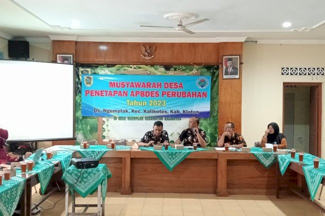 Rakor Persiapan Acara Sambang Warga di Kecamatan Kalikotes