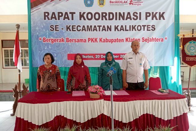 RAPAT KOORDINASI PKK SE-KECAMATAN KALIKOTES