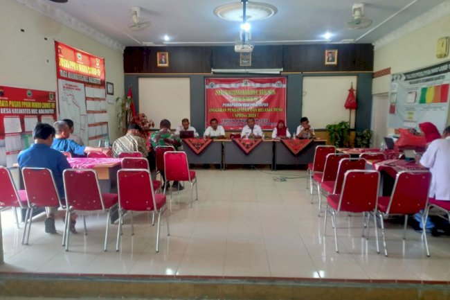 Musyawarah Desa Penetapan APBDes Tahun 2024 di Desa Kalikotes