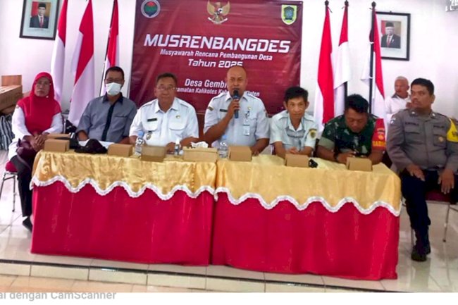 Musrenbangdes di Desa Gemblegan Kecamatan Kalikotes