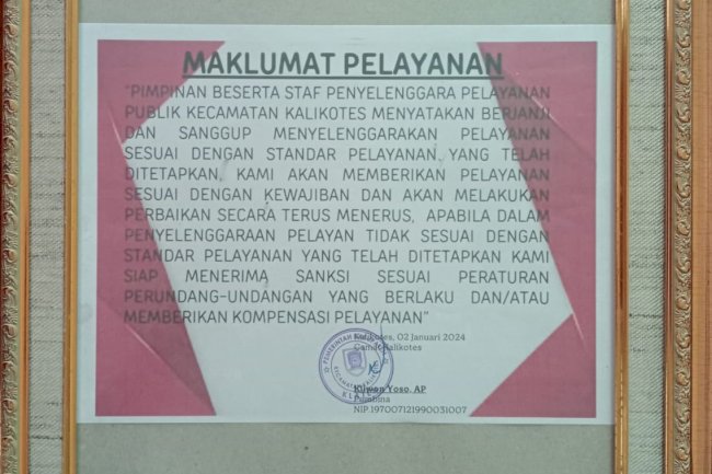 Maklumat Pelayanan