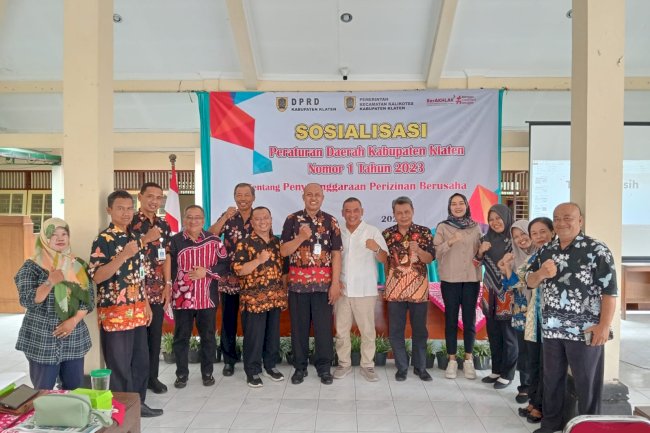 Sosialisasi Peraturan Daerah Kabupaten Klaten Nomor 1 Tahun 2023