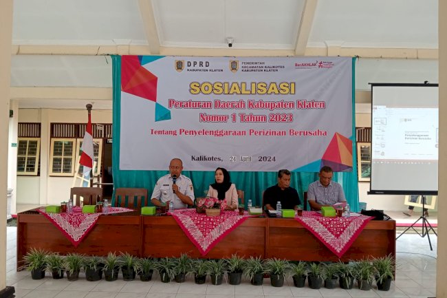 Sosialisasi Peraturan Daerah Kabupaten Klaten Nomor 1 Tahun 2023