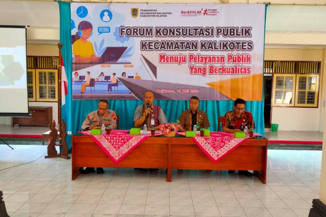 Forum Konsultasi Publik Kecamatan Kalikotes Tahun 2024