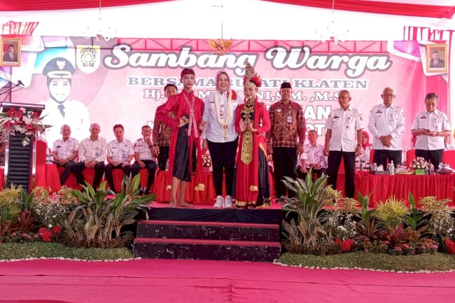 Sambang Warga Bersama Bupati Klaten di Desa Krajan Kecamatan Kalikotes