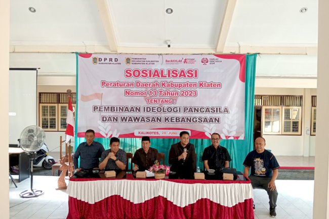 Sosialisasi Peraturan Daerah Kabupaten Klaten Nomor 13 Tahun 2023