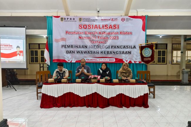 Sosialisasi Peraturan Daerah Kabupaten Klaten Nomor 13 Tahun 2023