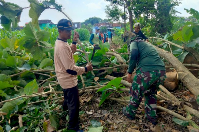 Kerja Bhakti Persiapan TMMD