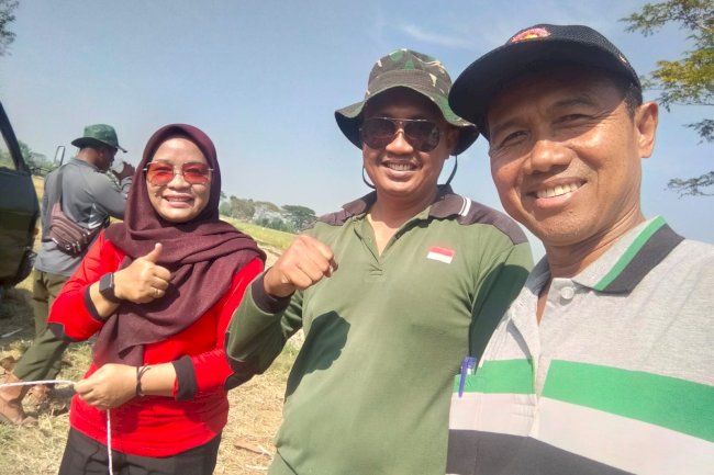 Persiapan lokasi TMMD di Desa Tambongwetan Kecamatan Kalikotes