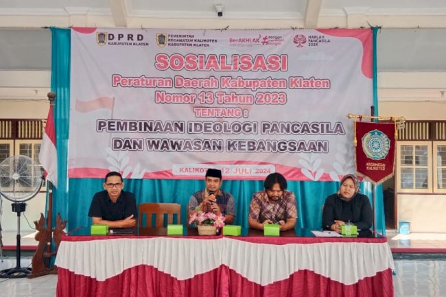 Sosialisasi Peraturan Daerah Kabupaten Klaten Nomor 13 Tahun 2023
