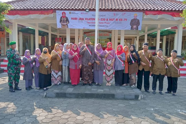 Upacara Memperingati Hari Jadi Klaten Ke 220 Tahun 2024 Kecamatan Kalikotes