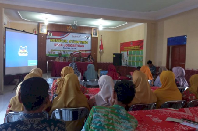 Rembug Stunting di Desa Jogosetran