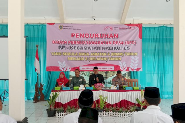 Pengukuhan Badan Permusyawaratan Desa Kecamatan Kalikotes