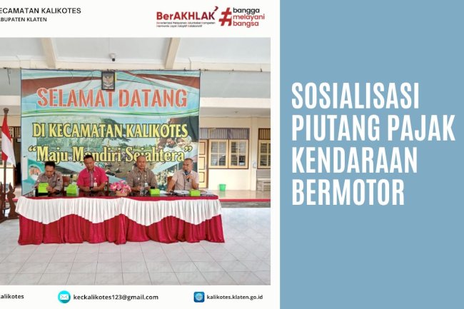 Sosialisasi Piutang Pajak Kendaraan Bermotor