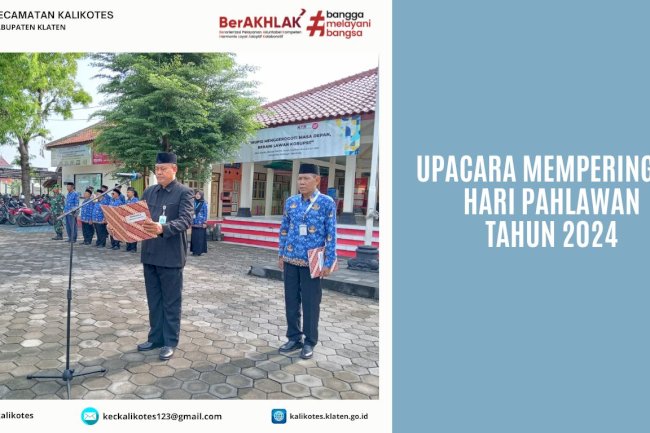 Upacara Memperingati Hari Pahlawan Tahun 2024