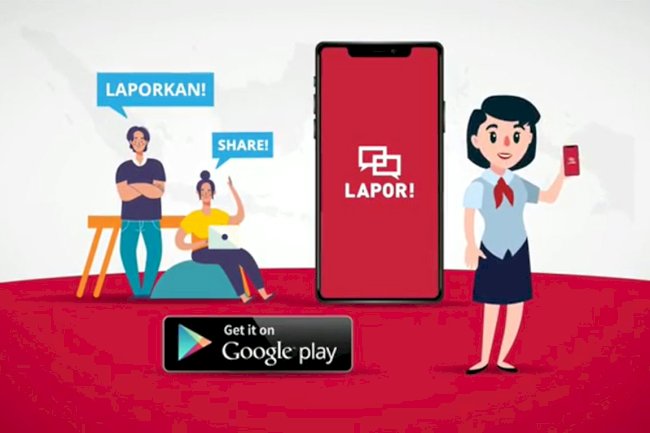 CARA MELAPOR MENGGUNAKAN APLIKASI SP4N-LAPOR