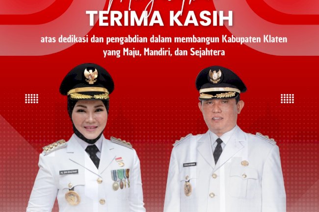 Selamat Purna Tugas Bupati & Wakil Bupati Klaten