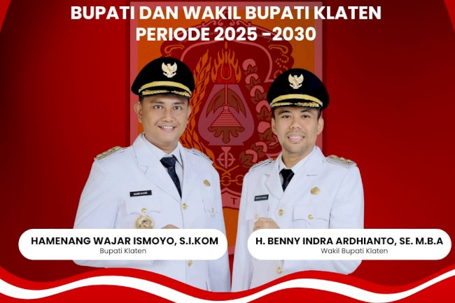 Selamat dan Sukses Atas Pelantikan Bupati dan Wakil Bupati Klaten