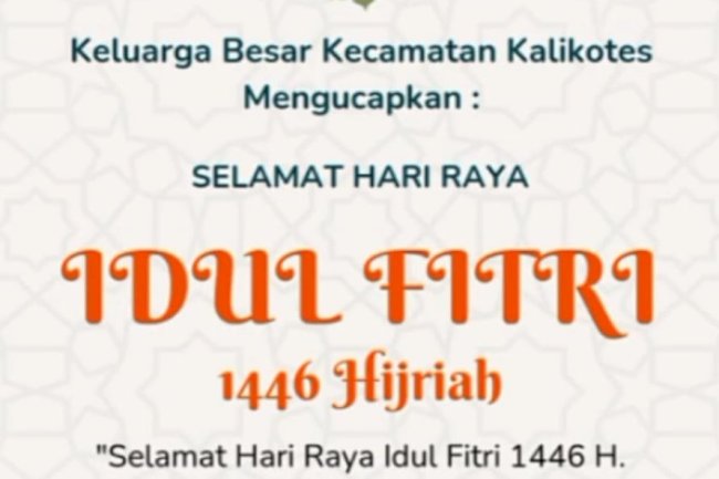 Selamat Hari Raya Idul Fitri 1446 Hijriah