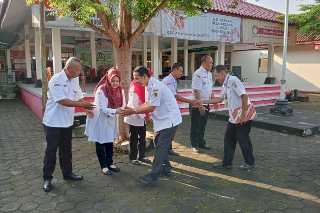 Apel pagi pertama setelah libur dan cuti bersama Hari Raya Nyepi Tahun Baru Saka 1947 dan Hari Raya Idul Fitri 1447 Hijriah