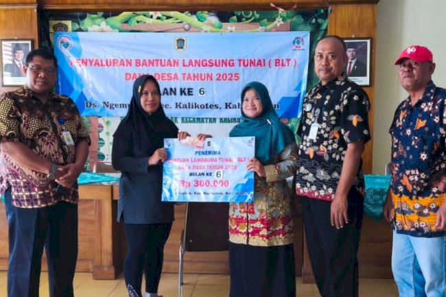Penyaluran Bantuan Langsung Tunai (BLT) Dana Desa Tahun 2025 Bulan Ke 6 Desa Ngemplak