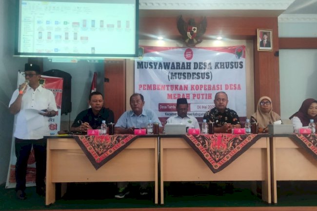 MUSDESUS Pembentukan Koperasi Desa Merah Putih Desa Tambongwetan