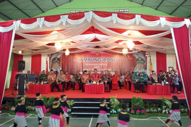 Sambung Roso Bersama Bupati dan Wakil Bupati Klaten di Desa Jogosetran kecamatan Kalikotes