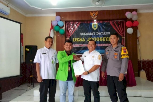 Penerimaan Mahasiswa KKN UIN Surakarta di Desa Jogosetran