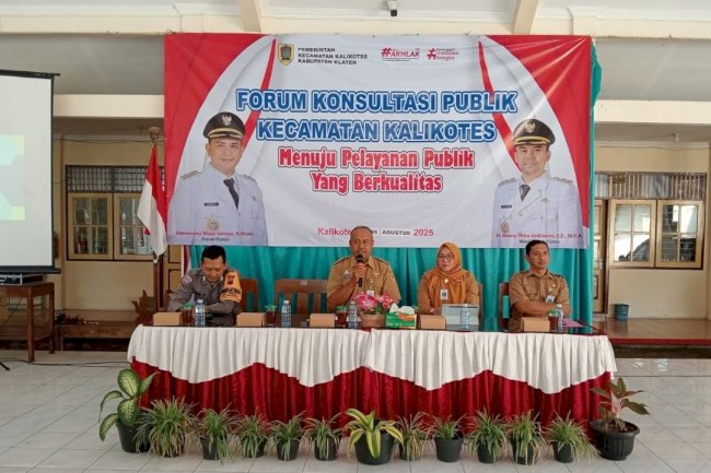 Forum Konsultasi Publik Kecamatan Kalikotes Tahun 2025