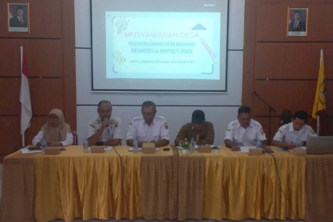 Musyawarah Desa di Desa Jimbung