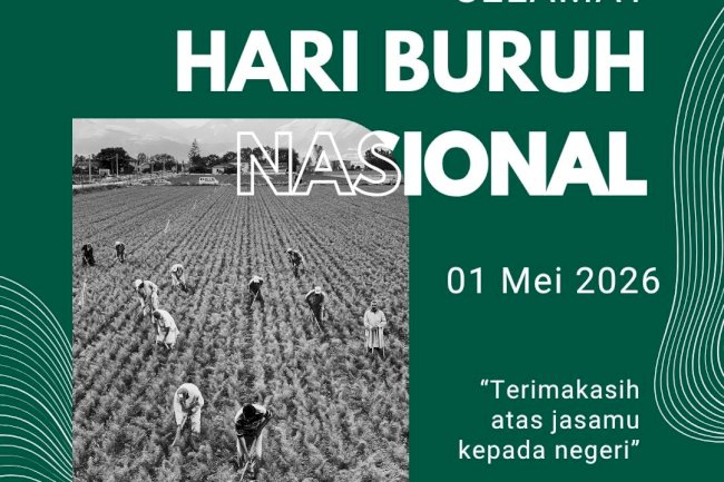 Selamat Hari Buruh 1 Mei 2026