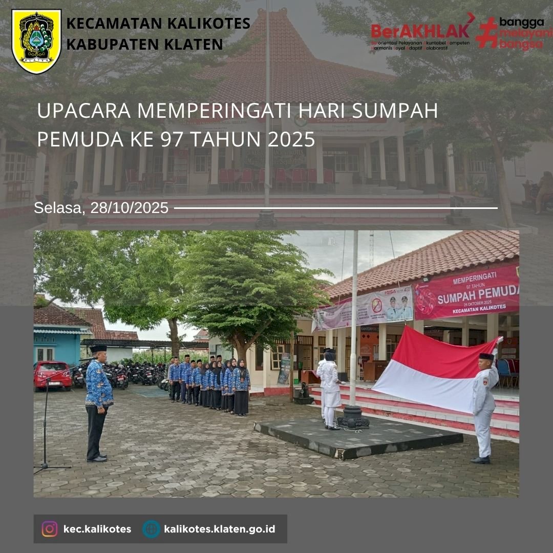 Upacara Memperingati Hari Sumpah Pemuda Ke-97 Tahun 2025