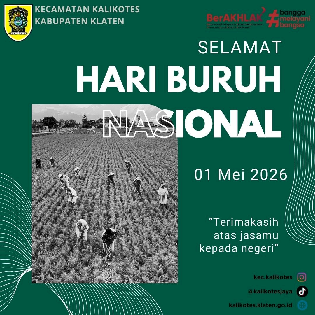Selamat Hari Buruh 1 Mei 2026