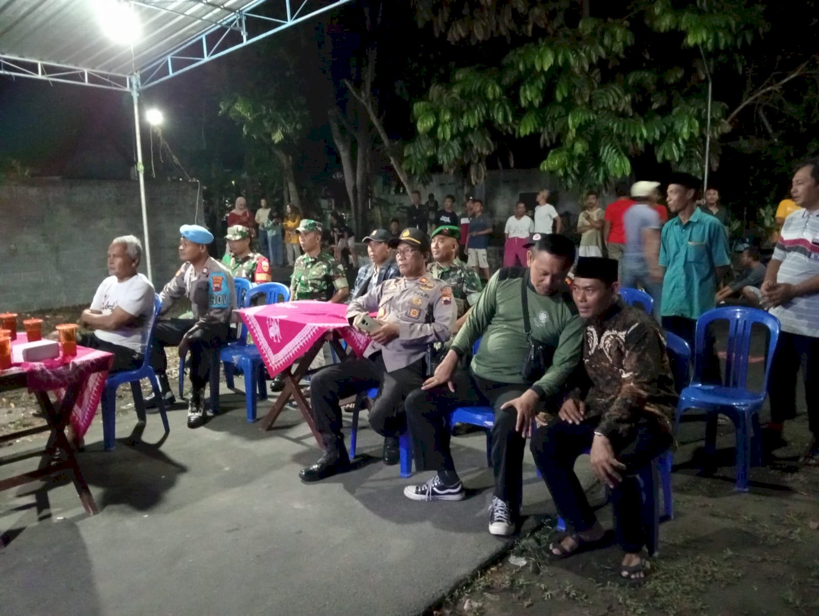 Pengamanan Malam Tahun Baru di Kecamatan Kalikotes