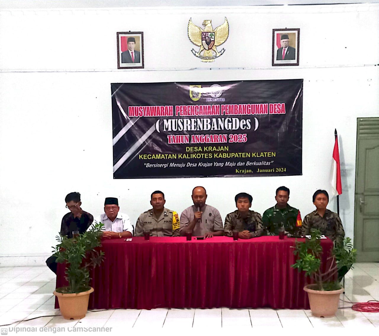 Musrenbangdes di Desa Krajan Kecamatan Kalikotes