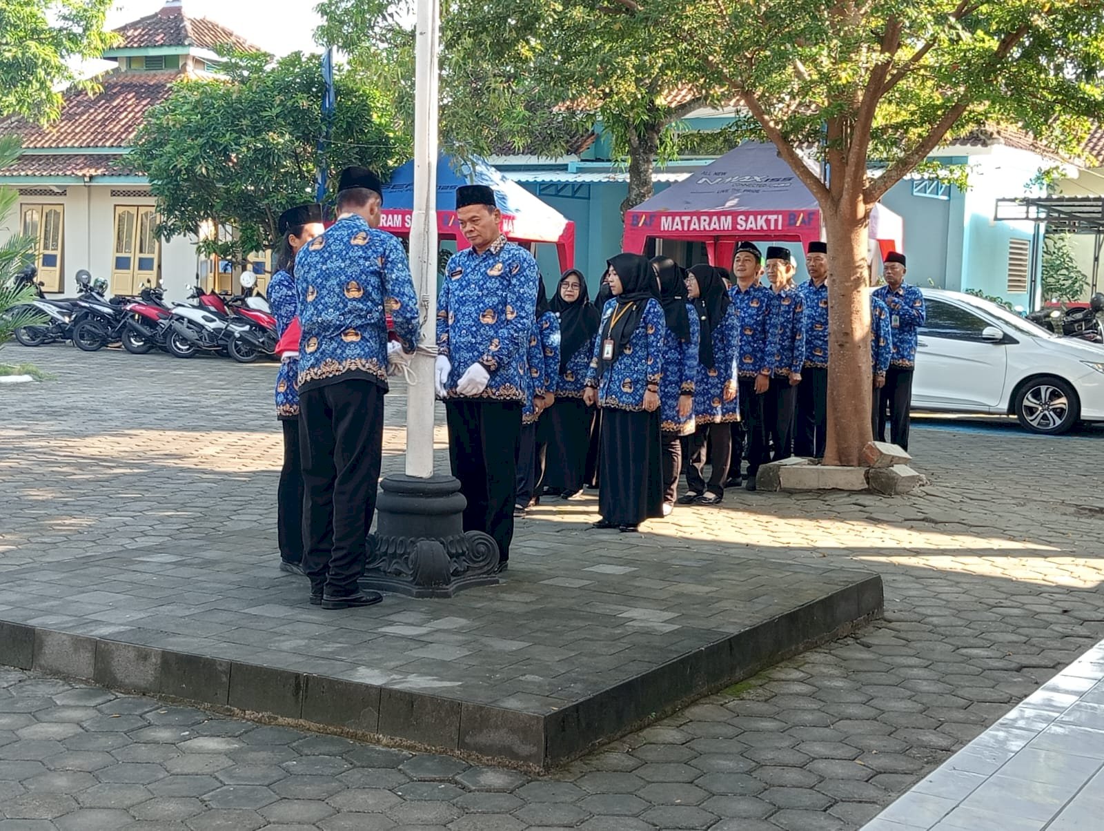 Upacara Hari Kebangkitan Nasional ke 116 Kecamatan Kalikotes