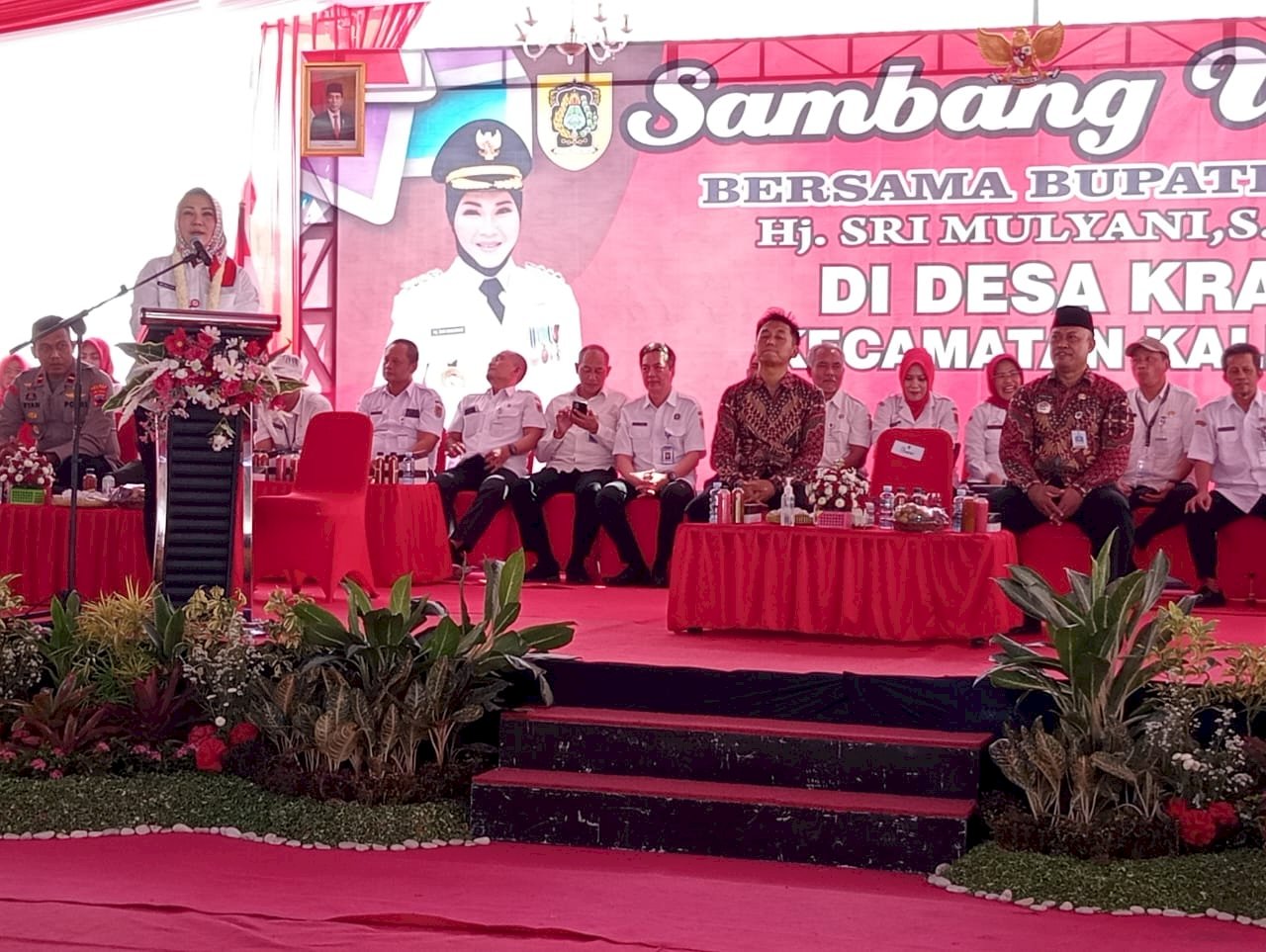 Sambang Warga Bersama Bupati Klaten di Desa Krajan Kecamatan Kalikotes