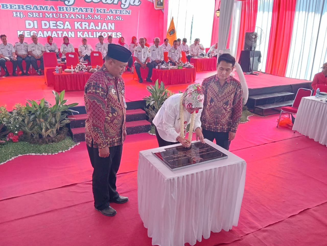 Sambang Warga Bersama Bupati Klaten di Desa Krajan Kecamatan Kalikotes