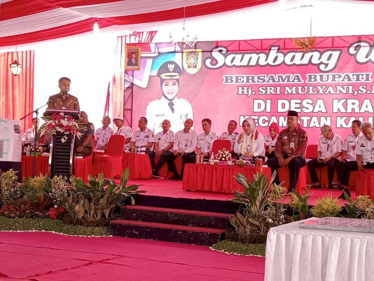 Sambang Warga Bersama Bupati Klaten di Desa Krajan Kecamatan Kalikotes