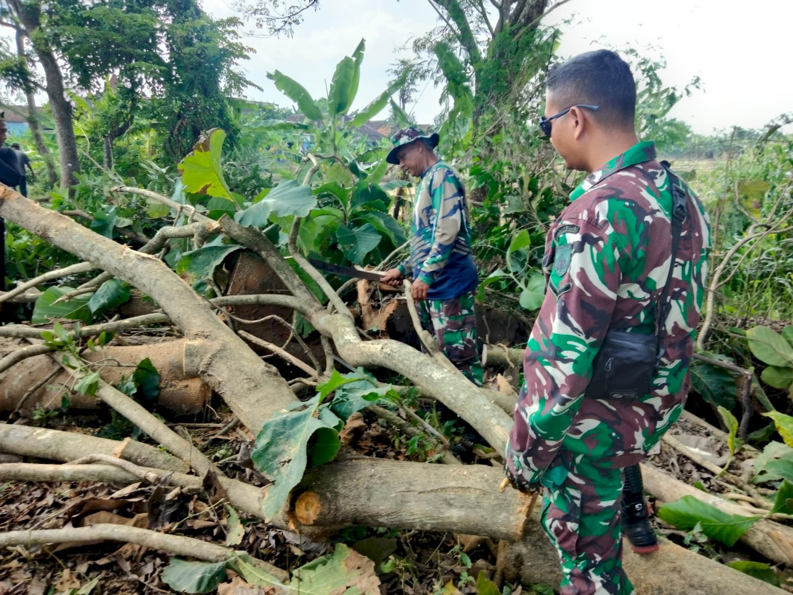 Kerja Bhakti Persiapan TMMD