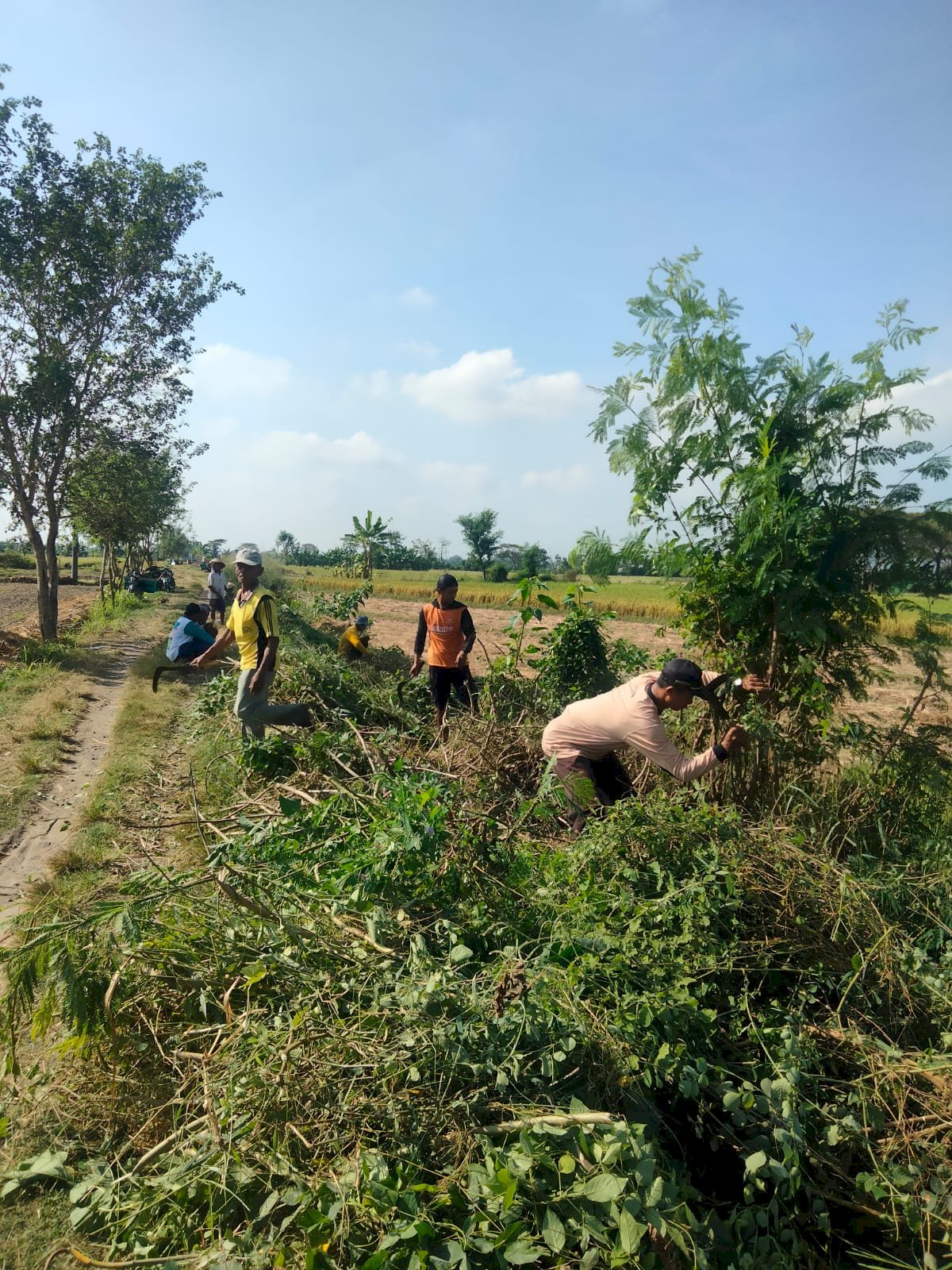 Kerja Bhakti Persiapan TMMD