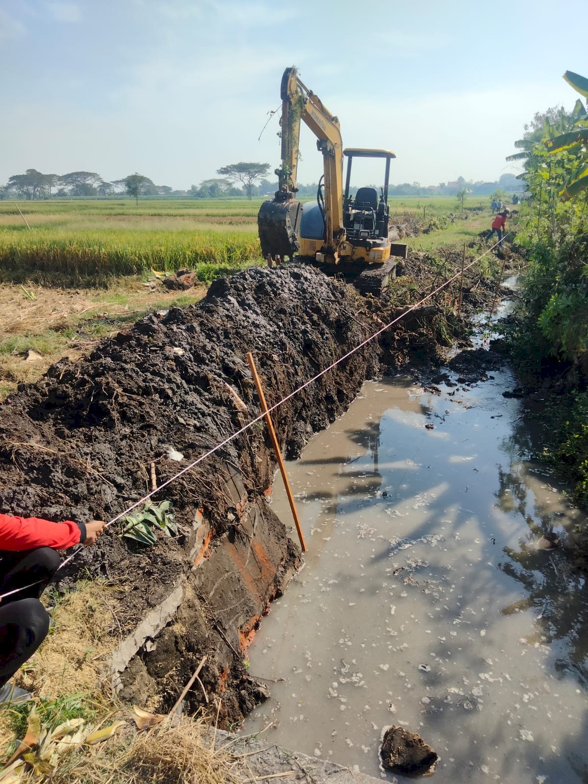 Persiapan lokasi TMMD di Desa Tambongwetan Kecamatan Kalikotes