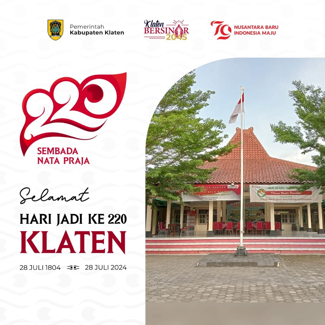 SELAMAT HARI JADI KE 220 KLATEN