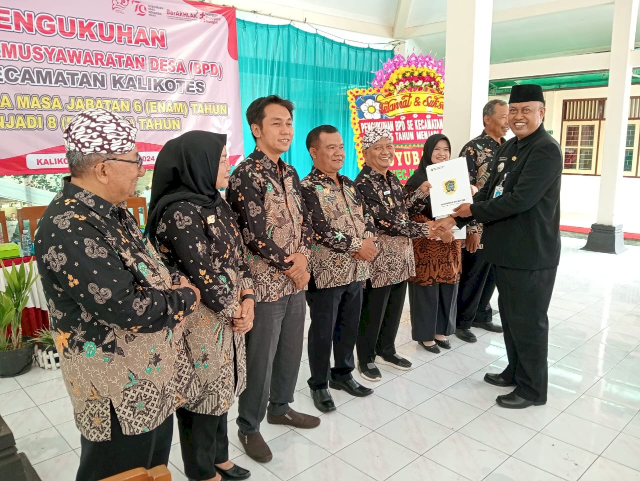 Pengukuhan Badan Permusyawaratan Desa Kecamatan Kalikotes