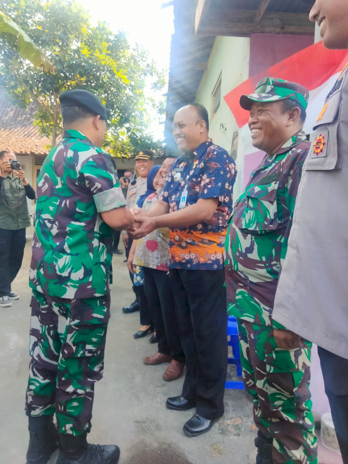 Kunjungan Mabes TNI Pusat ke lokasi TMMD