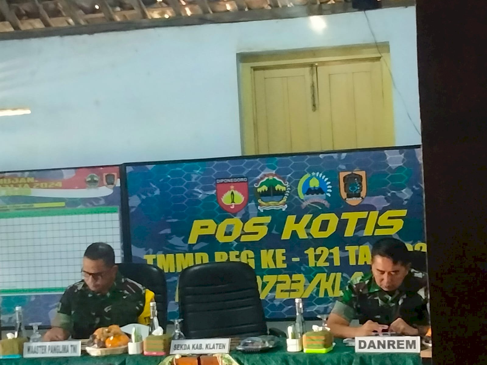 Kunjungan Mabes TNI Pusat ke lokasi TMMD